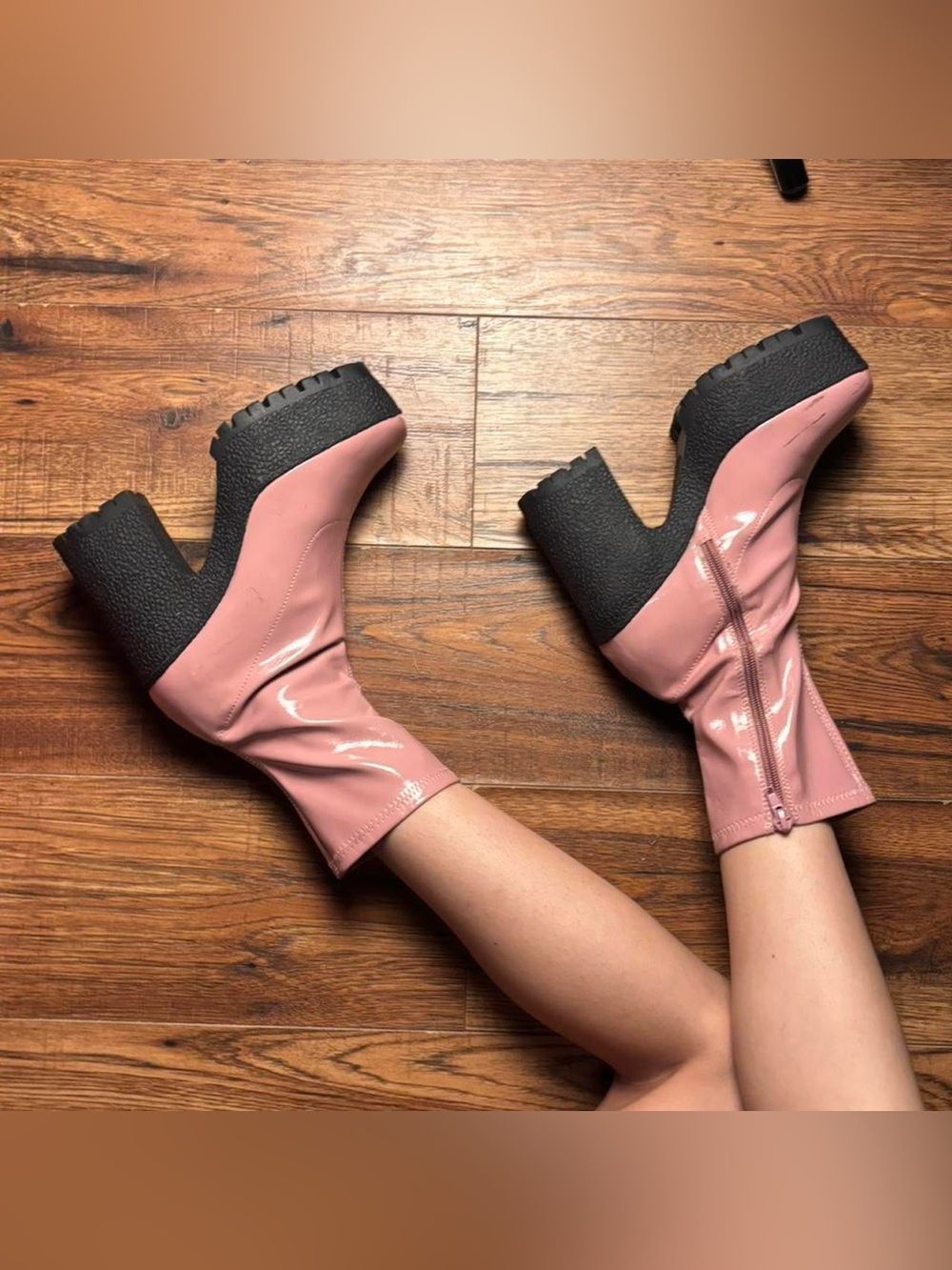 Pink ASOS Elena Boots